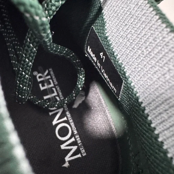 Moncler Monte Runner Sneakers Green Men’s Size EU 41/US 8 - Picture 5 of 8